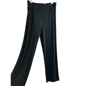 Bice Black Stretch Elastic Waist Pull On Pants sz XL